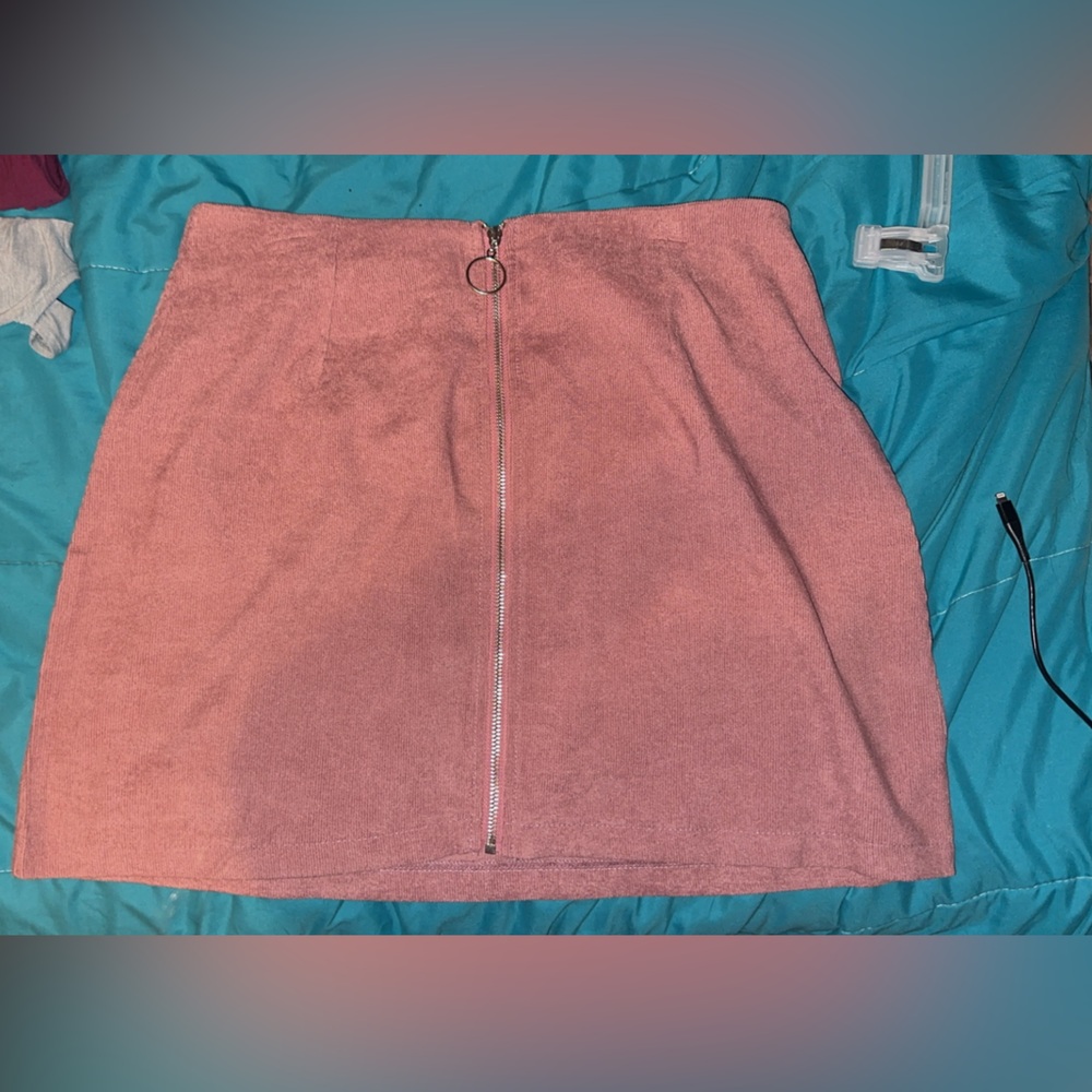 SHEIN Pink Mini A-Line Skirt Casual